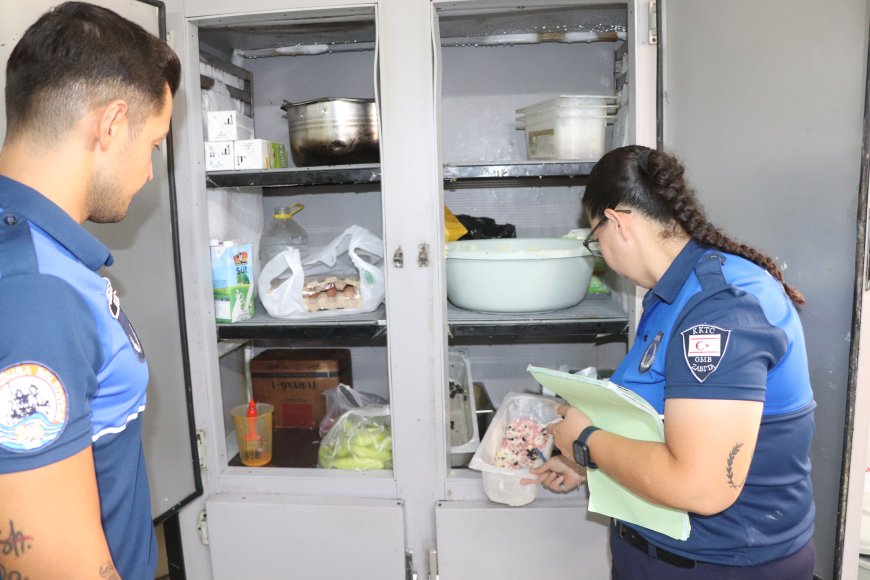 Gazimağusa Belediyesi denetimleri: Bir iş yeri mühürlendi, bir iş yerine ihbar verildi