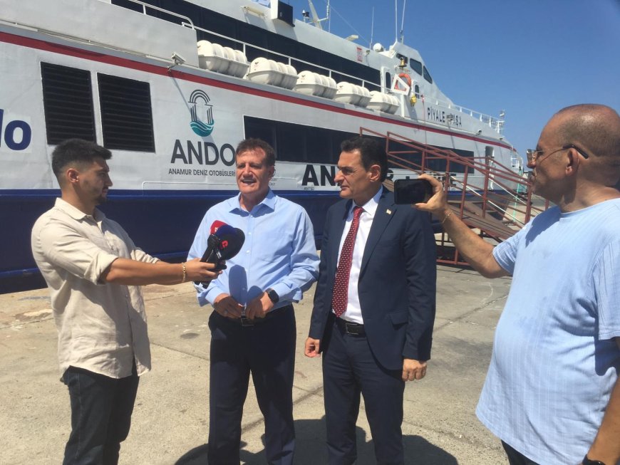 Anamur İskelesi bugün hizmete açılacak... Bakan Ataoğlu, Arıklı ve Oğuz, açılışa katılacak