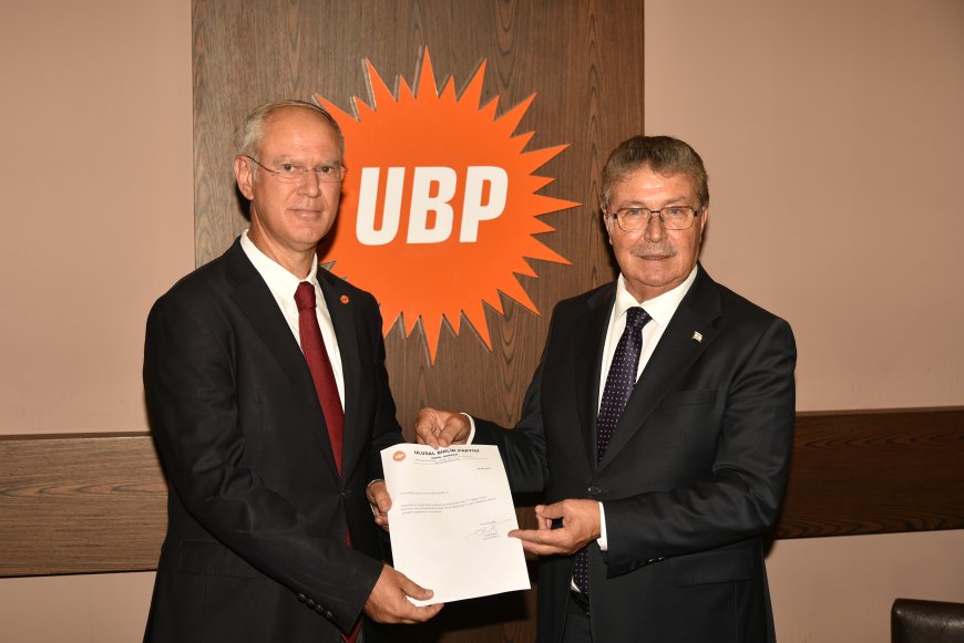UBP Genel Başkanlığı adaylık başvurusunu yapan Üstel, "iktidar ve istikrar" vurgusu yaptı