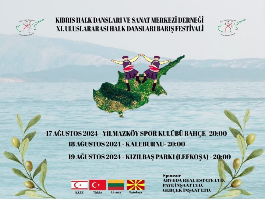 11. Halk Dansları ve Barış Festivali cumartesi günü başlıyor