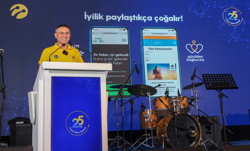 Kuzey Kıbrıs Turkcell, 25. kuruluş yıldönümünü kutladı