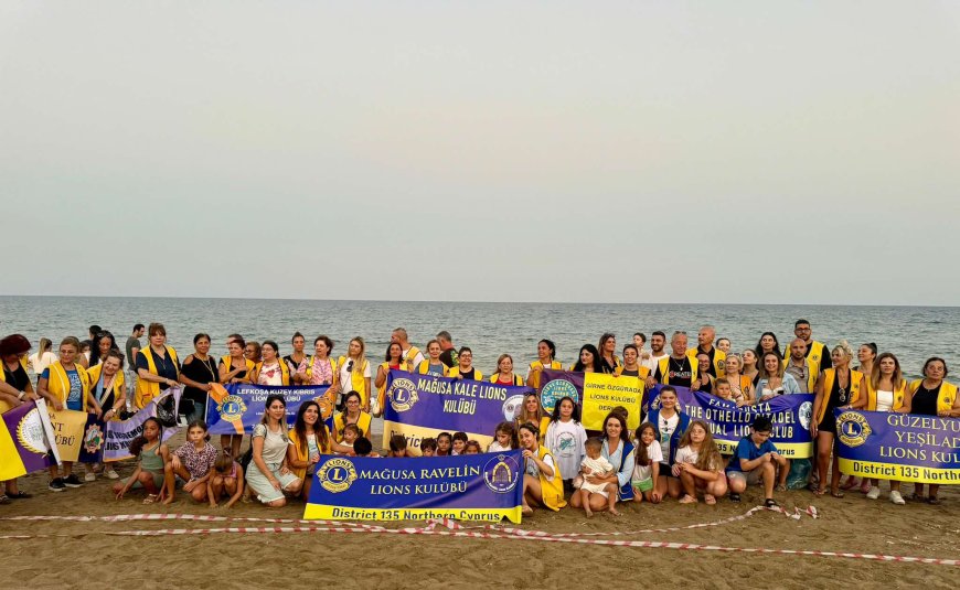 Caretta carettalar İskele sahilinde denize bırakıldı