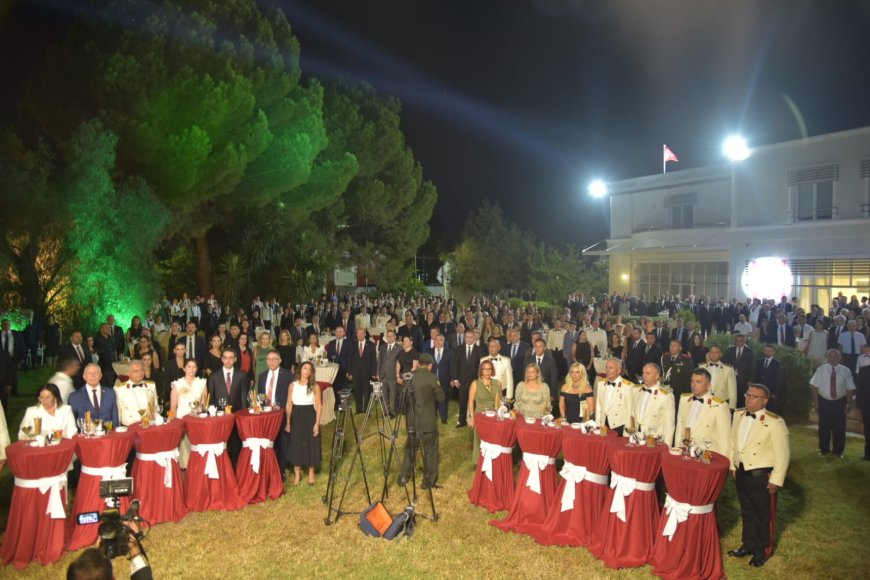 Türkiye Cumhuriyeti Lefkoşa Büyükelçiliği’nde 30 Ağustos Zafer Bayramı resepsiyonu