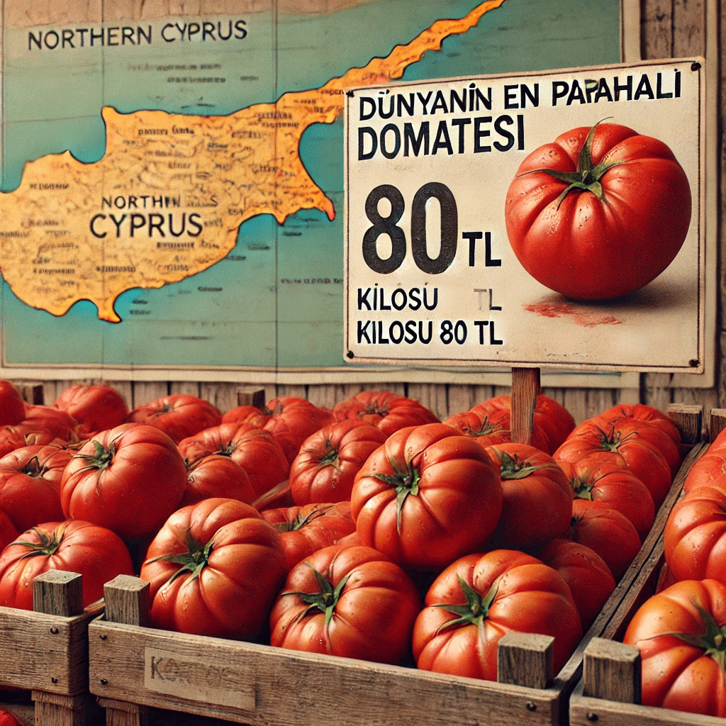 Dünyanın en pahalı domatesi KKTC’de!