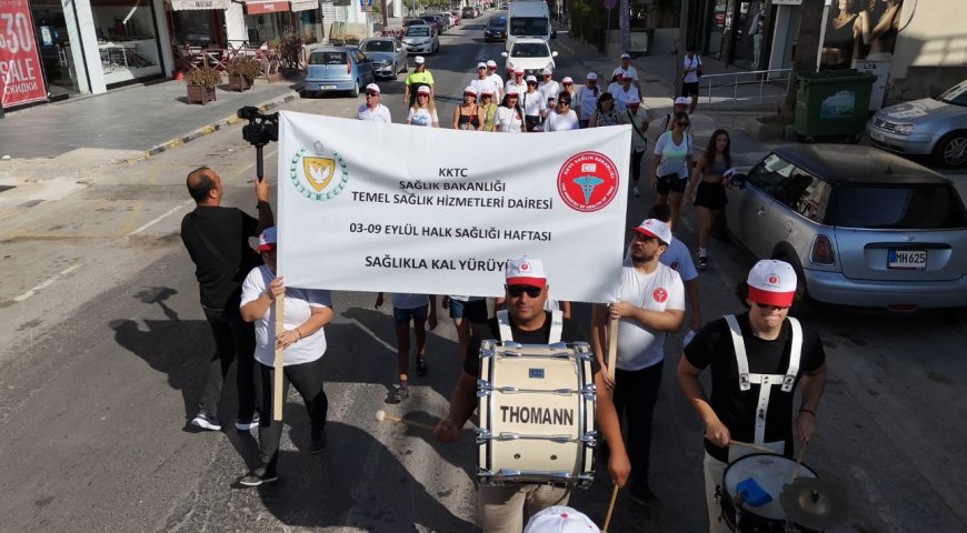 Sağlık Bakanlığı'dan “Sağlıkla Kal Yürüyüşü”...