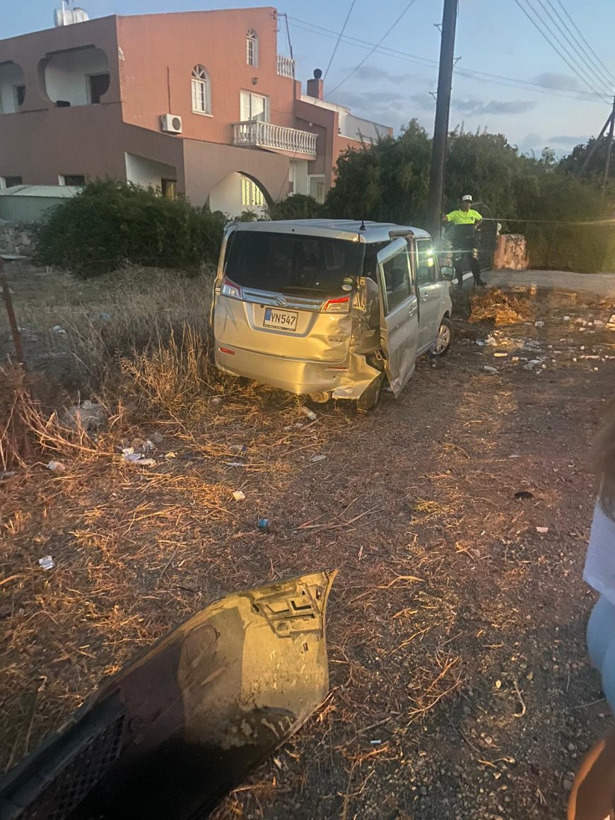 Güzelyurt'ta trafik kazası.. Üç yaralı