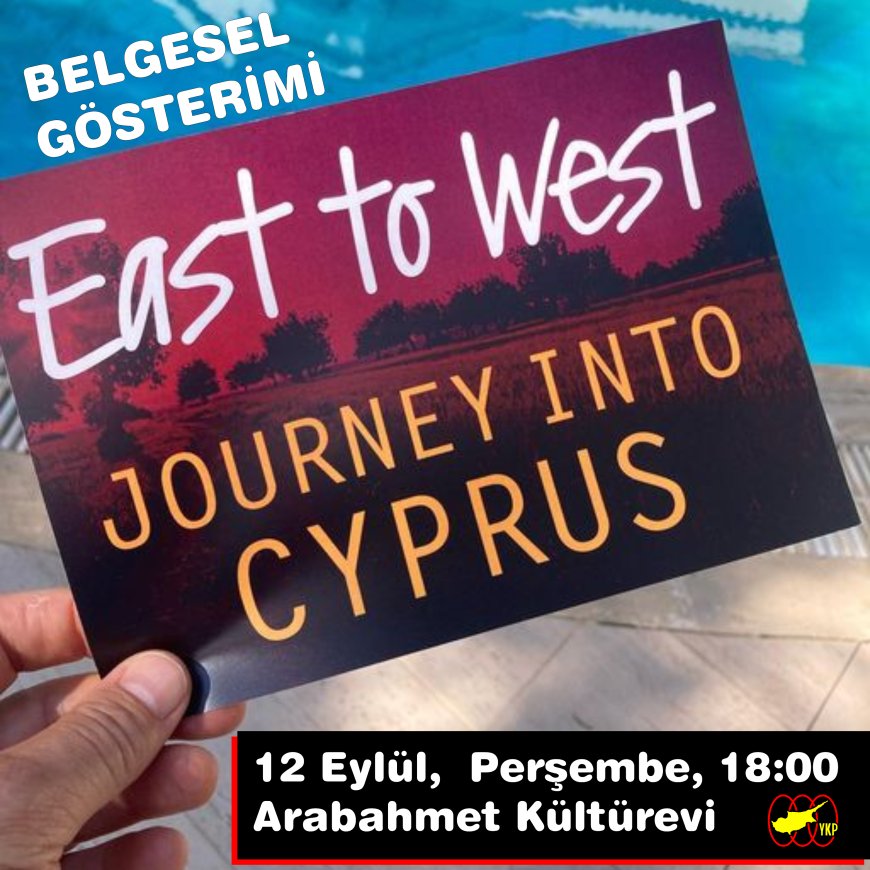 “Journey Into Cyprus” adlı belgeselin gösterimi yarın Arabahmet’te yapılacak