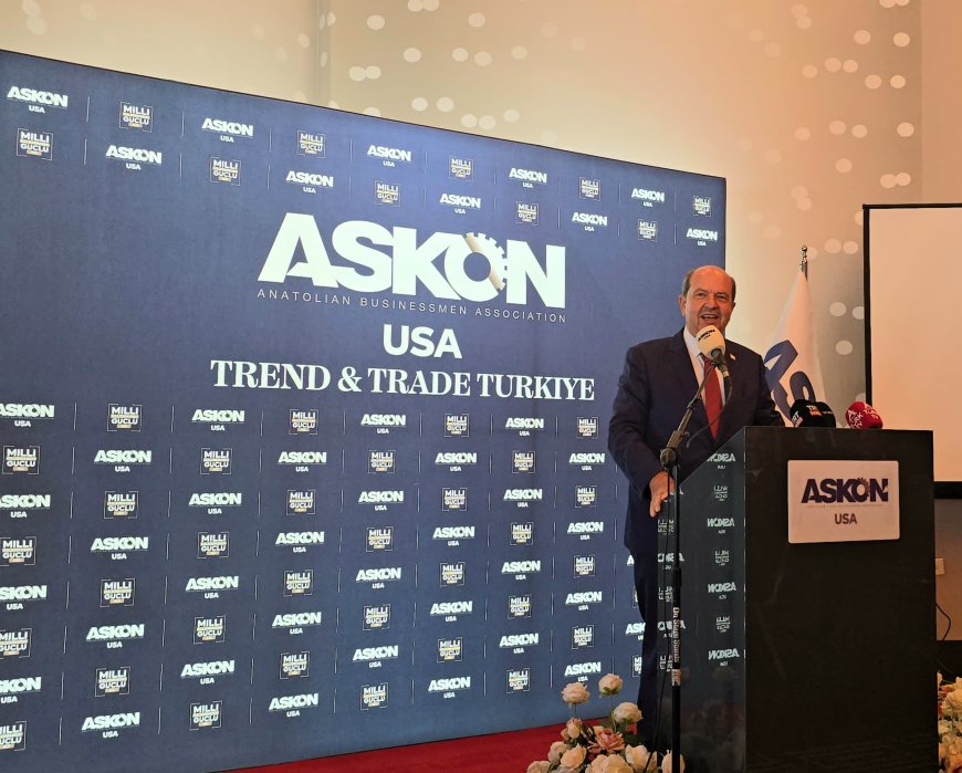 Cumhurbaşkanı Tatar, New York'ta "Amerikan Türk İş Dünyası Buluşması”nda konuşma yaptı