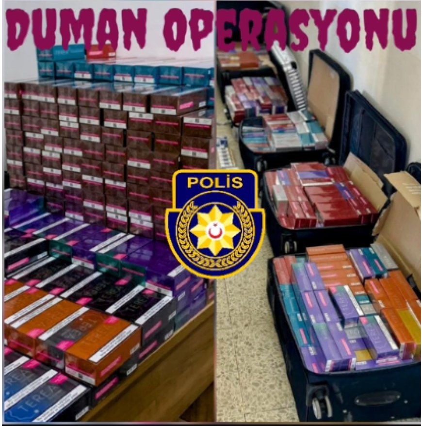 Duman Operasyonu: Gümrüksüz 80 Bin Paket Elektronik Sigara Ele Geçirildi