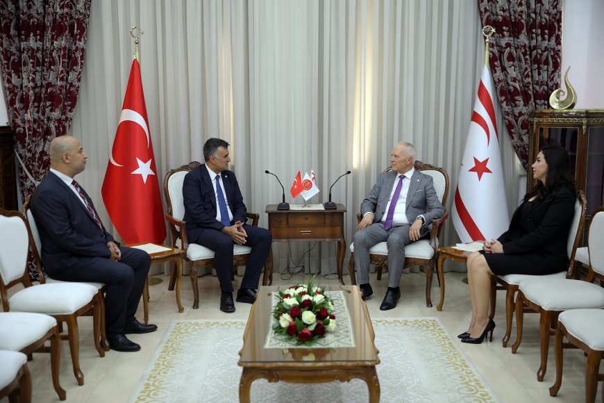 Töre, ODTÜ Rektörü Yozgatlıgil’i kabul etti: “KKTC’ye kampüs açılmasını büyük bir kazanım olarak görüyoruz”