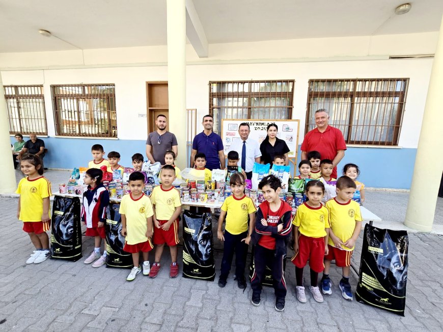 Gelibolu İlkokulu öğrencilerinden örnek davranış