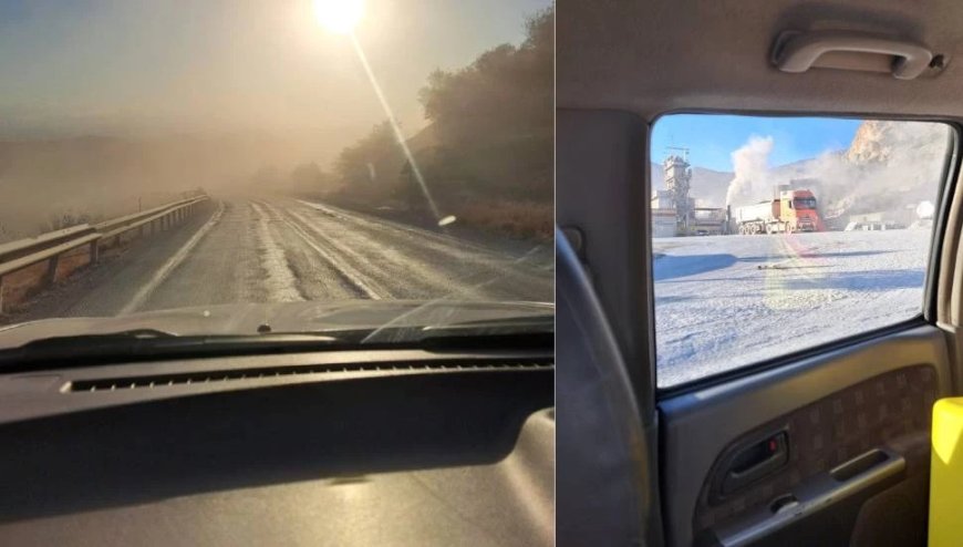 Girne Dağ Yolu’nda Toz Kabusu: Sürücüler Şikayetçi!