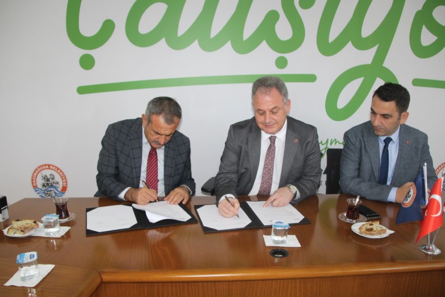 Gazimağusa Belediyesi ile UKÜ arasında iş birliği protokolü imzalandı