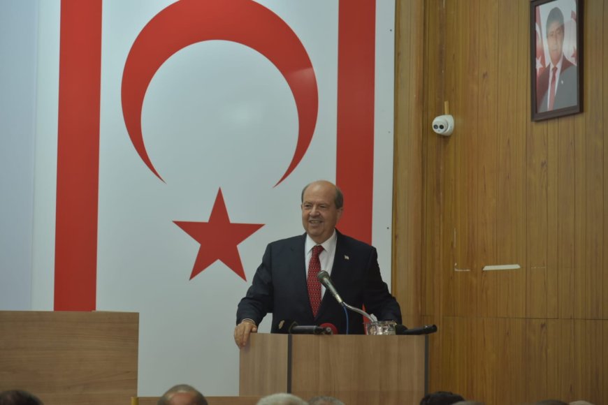 Cumhurbaşkanı Tatar UBP PM'de konuştu: “Ülkenin erken seçime ihtiyacı yok”