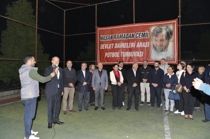 Futbol Turnuvası Ödül Töreninde Ersin Tatar’ın Çarpıcı Sözleri
