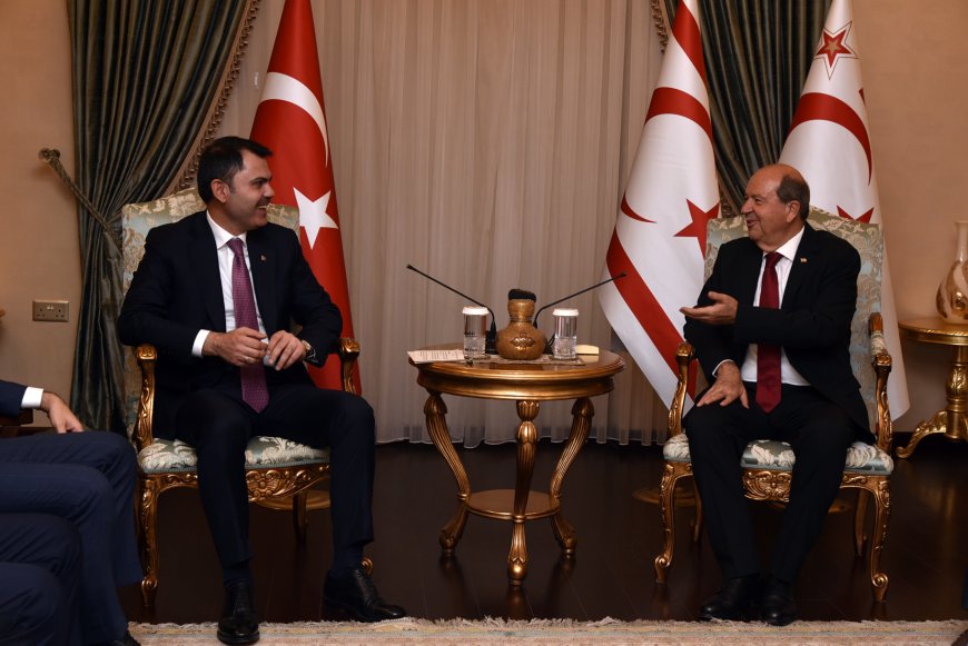 Cumhurbaşkanı Tatar TC Çevre, Şehircilik ve İklim Değişikliği Bakanı Kurum’u kabul etti