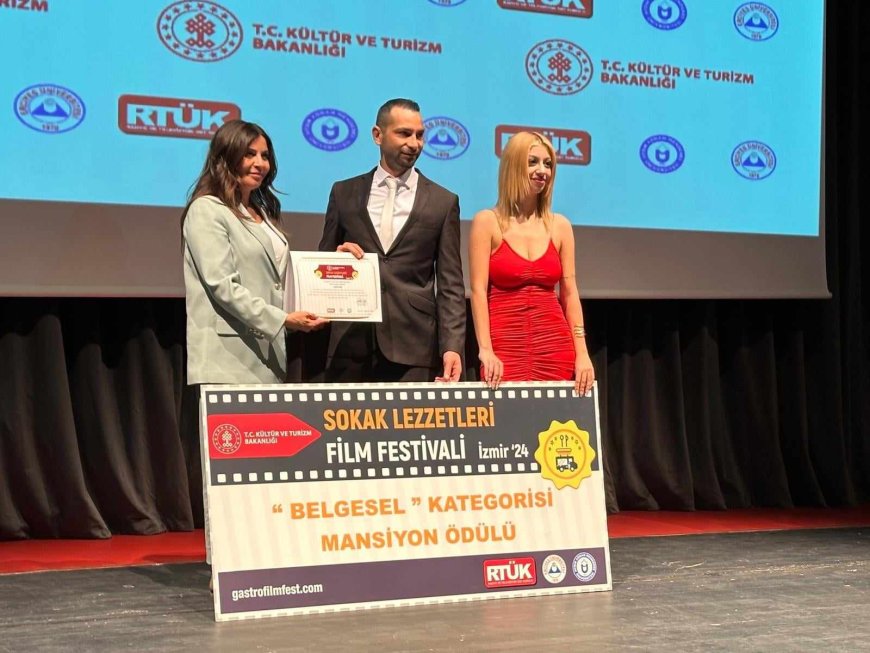 YDÜ öğrencisi Kuni, Sokak Lezzetleri Film Festivalinde ödül aldı