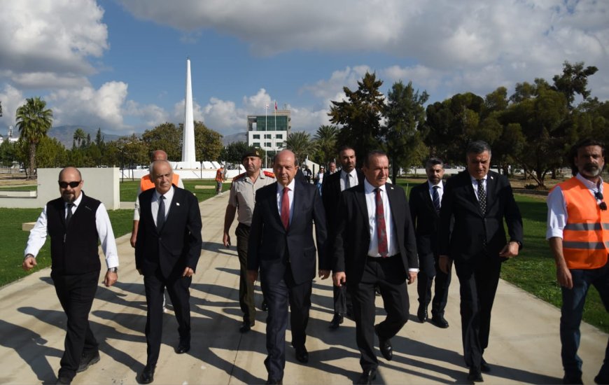 Rauf Denktaş Anıt Mezarı'nda Büyük Proje: Cumhurbaşkanı İncelemede
