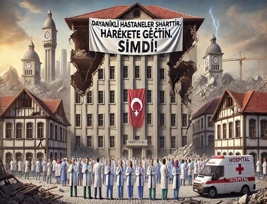Hekim örgütleri depreme hazırlık istedi: “Dayanıklı hastaneler şarttır… Harekete geçin. Şimdi!”