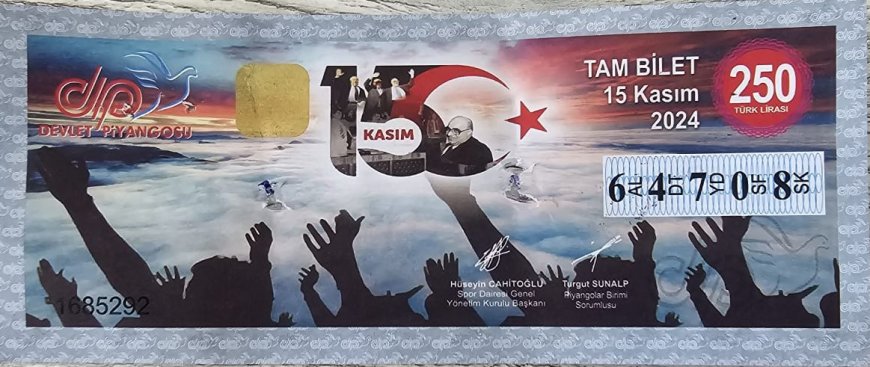 Devlet Piyangosu'nun yılbaşı çekilişinin büyük ikramiyesi 6 milyon TL