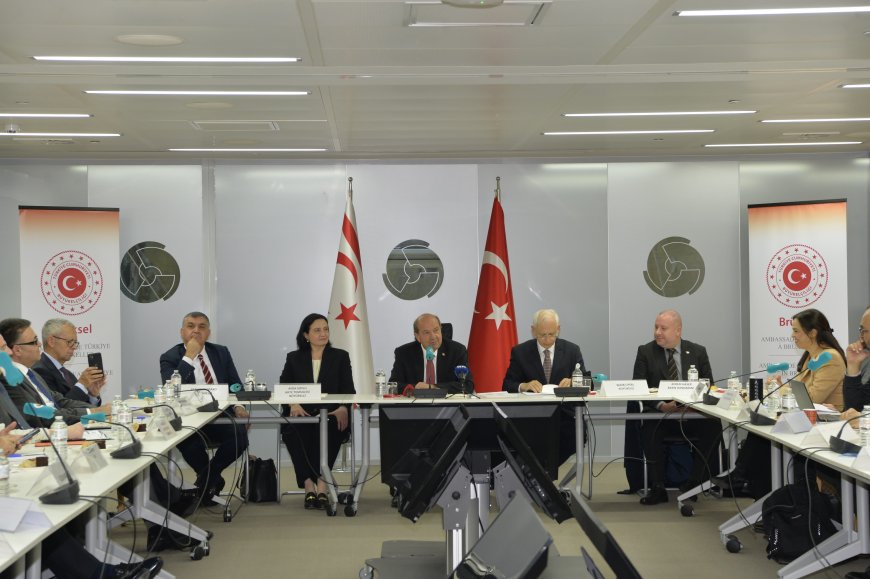 Cumhurbaşkanı Tatar, Belçika'daki Türk iş dünyası toplantısına katıldı