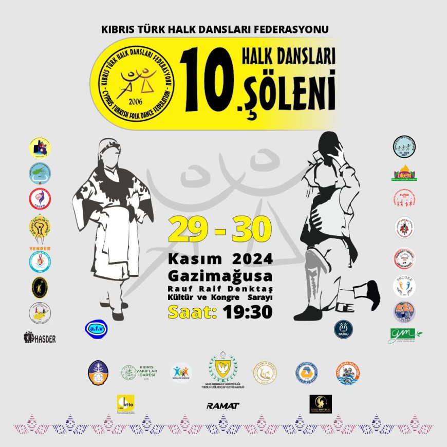 10.Halk Dansları Şöleni cuma ve cumartesi yapılacak