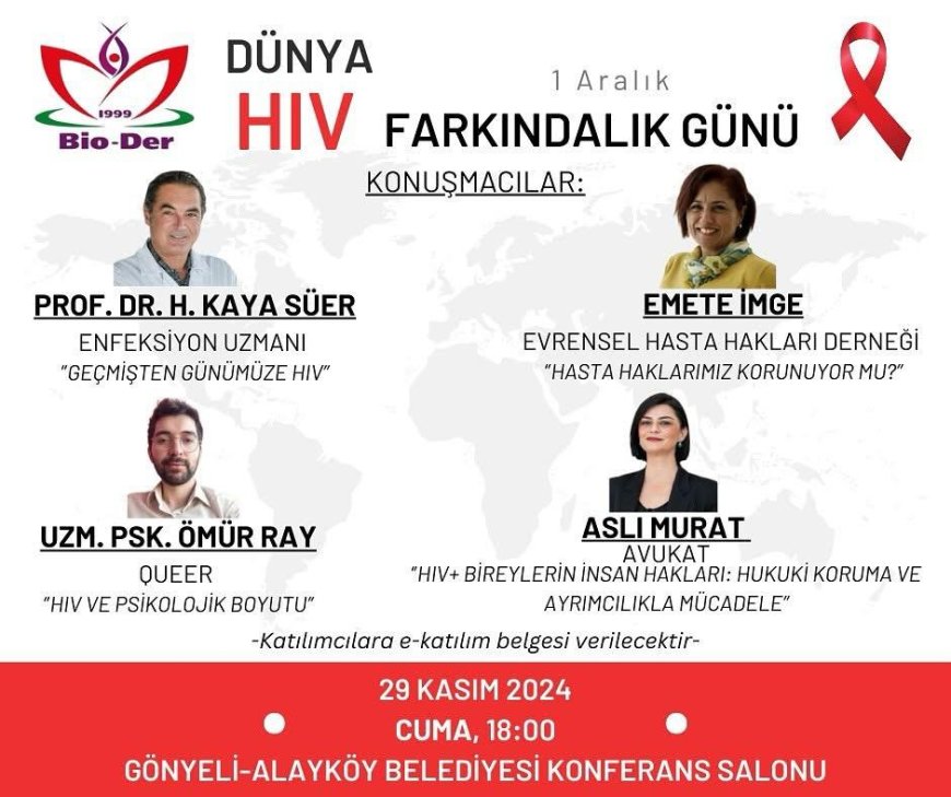 1 Aralık Dünya HIV/AIDS Günü