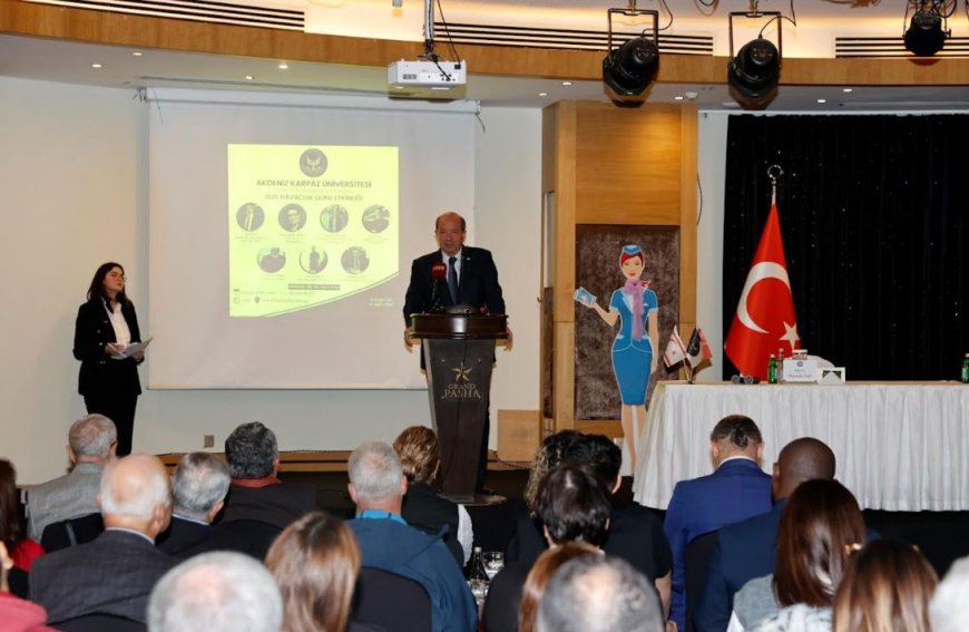 Cumhurbaşkanı Ersin Tatar, "Dünya Sivil Havacılık Günü" etkinliğine katıldı