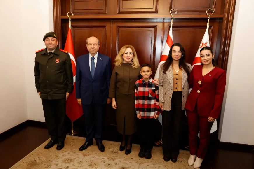 Cumhurbaşkanlığı'nda yeni yıl kutlaması...