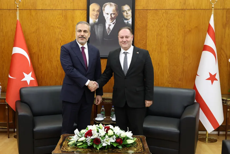 Meclis Başkanı Öztürkler, TC Dışişleri Bakanı Fidan’ı kabul etti