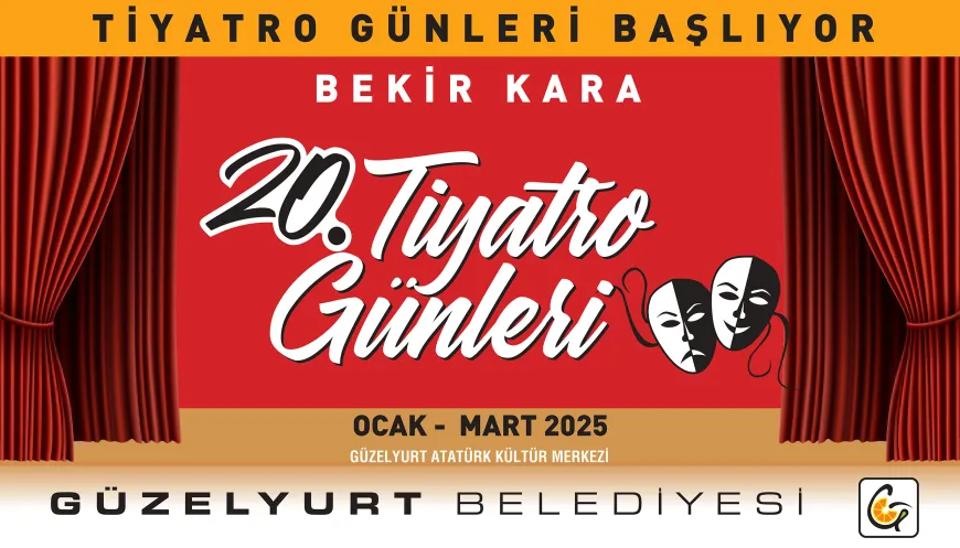 Bekir Kara 20’nci Tiyatro Günleri yarın başlıyor