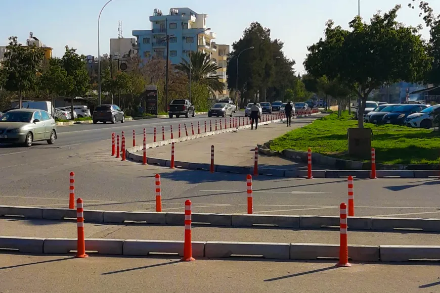 Gazimağusa Belediye Başkanı Uluçay sinyalizasyon projesi çalışmalarını inceledi