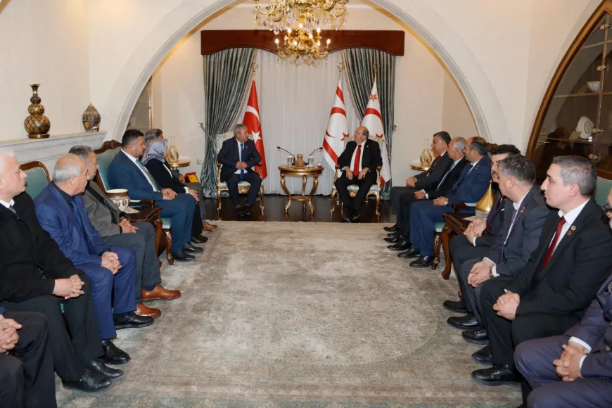 Cumhurbaşkanı Tatar, muhtarları kabul etti