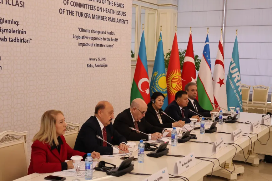 KKTC Milletvekilleri Bakü’deki TÜRKPA Sağlık Komisyonu toplantısına katıldı