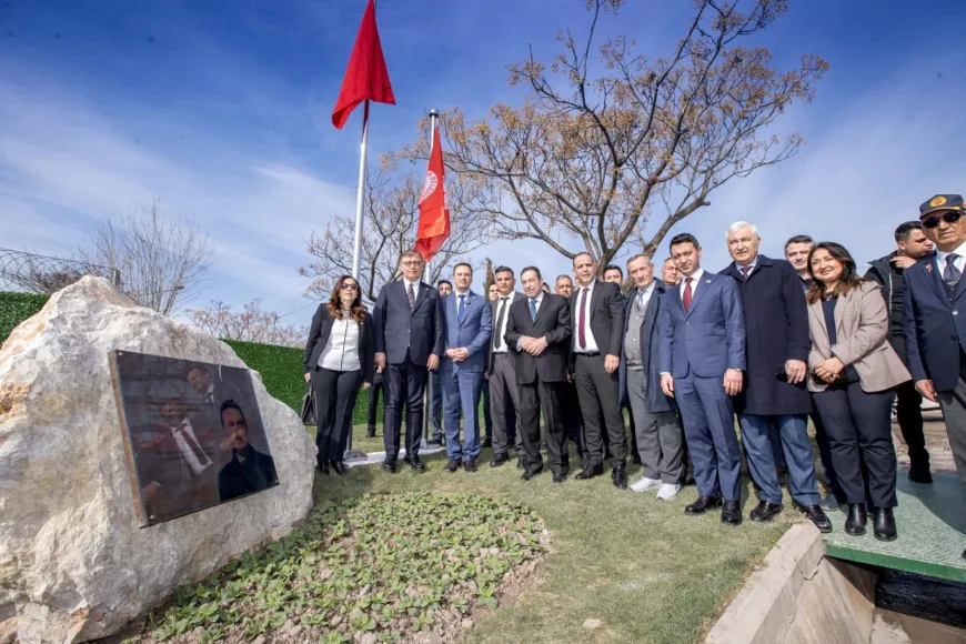 LTB Başkanı Harmancı, Bornova Belediyesi’nin “KKTC Parkı” açılışına katıldı