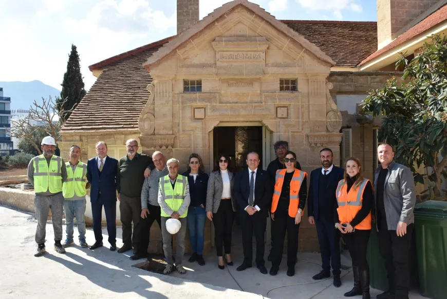 Ataoğlu, Girne Güzel Sanatlar Müzesi ile Girne Kalesi’nde incelemelerde bulundu