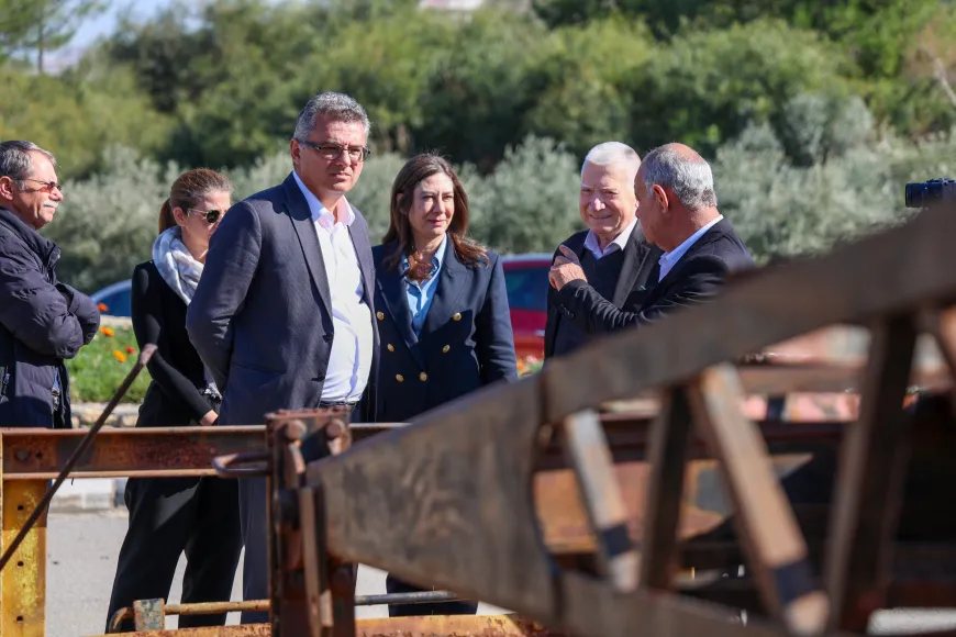Erhürman, Lefke Belediyesi’nin projelerini yerinde inceledi