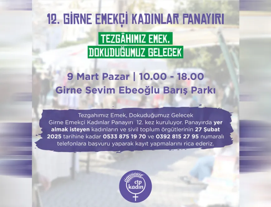 12. Emekçi Kadınlar Panayırı 9 Mart’ta…
