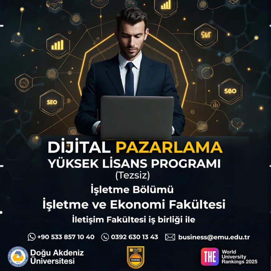 DAÜ’de ‘dijital pazarlama’ yüksek lisans programı için öğrenci kabulüne başlandı