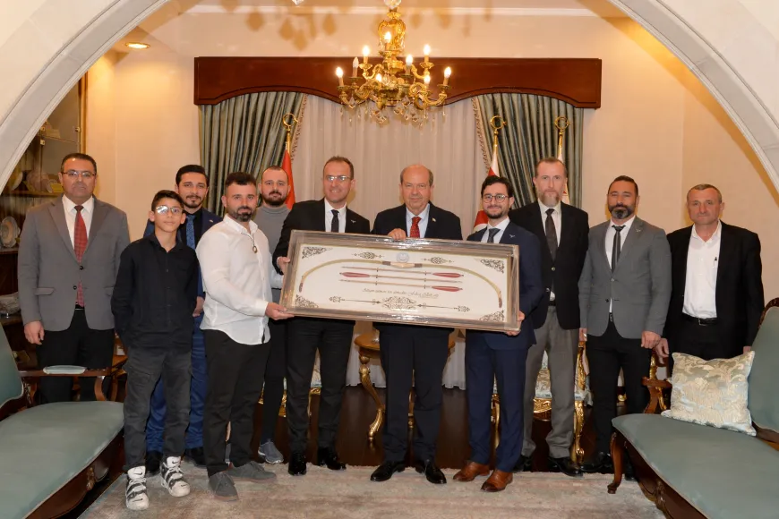 Cumhurbaşkanı Tatar, Türkiye Geleneksel Türk Okçuluk Federasyonu heyetini kabul etti