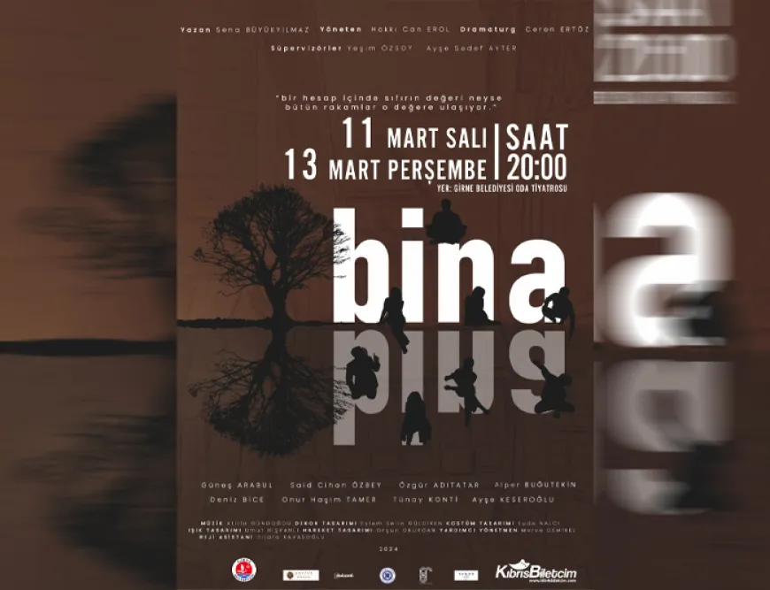 “Bina” isimli tiyatro oyunu seyirci ile buluşuyor