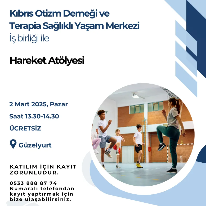 Kıbrıs'ta Otizm İçin Hareket Atölyesi!