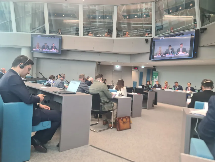 Özçınar ve Harmancı Strazburg’da toplantıya katıldı