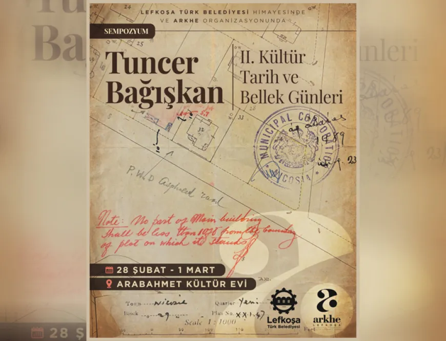 Tuncer Bağışkan Kültür, Tarih ve Bellek Günleri yarın başlıyor