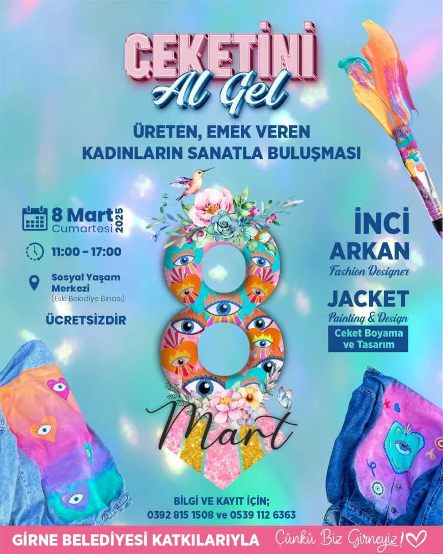 “Ceketini Al Da Gel“ sanat çalışması hayat buluyor