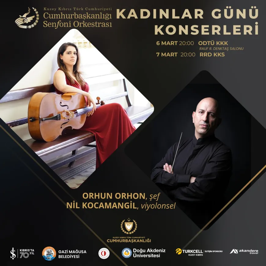 Cumhurbaşkanlığı Senfoni Orkestrası'ndan Dünya Kadınlar Günü konserleri…