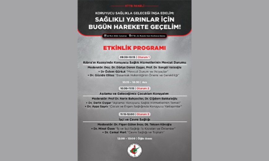 KTTB'den koruyucu sağlık paneli