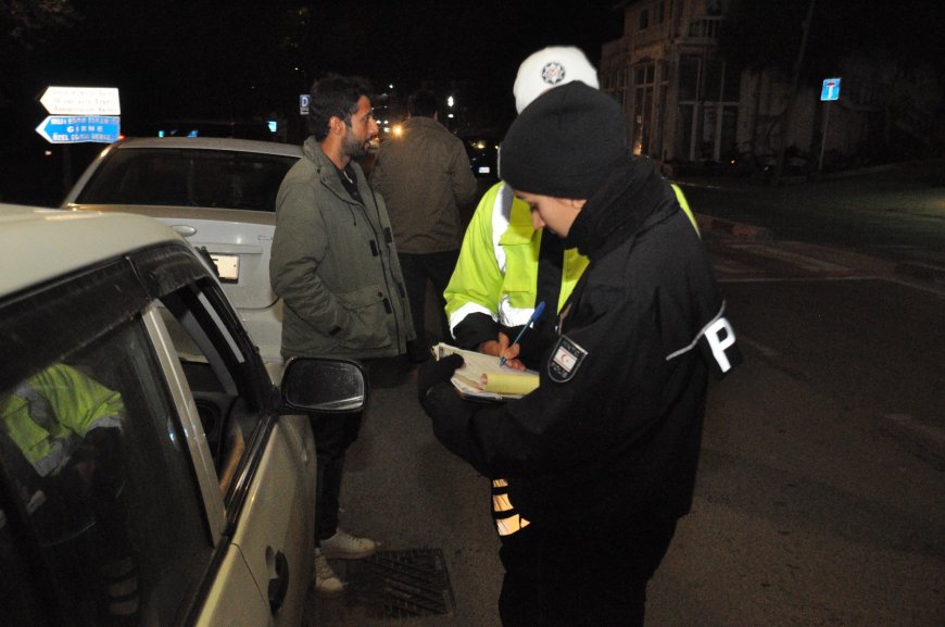 Dört ilçede eş zamanlı asayiş ve trafik denetimi…