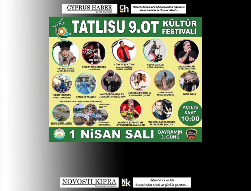 Tatlısu 9. Ot Festivali bugün yapılıyor