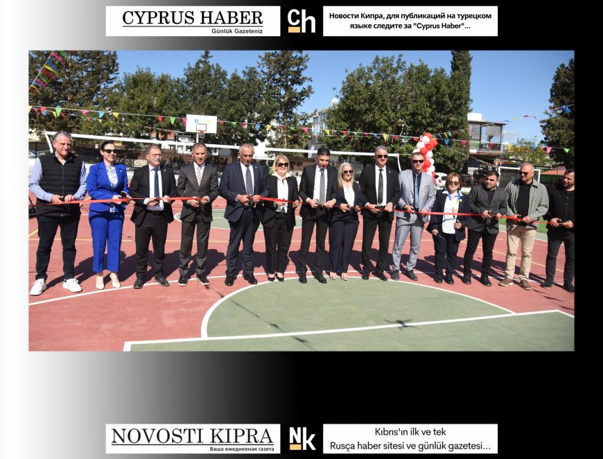 Alayköy İlkokulu Çok Amaçlı Spor Tesisi açıldı